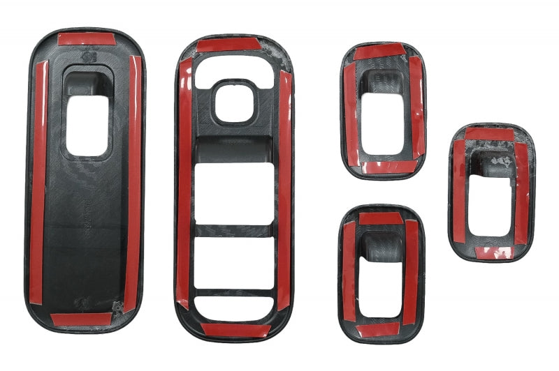 MERCEDES CLASSE A W177 SET MODANATURE PULSANTI FINESTRINI CARBON LOOK