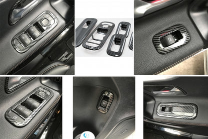 MERCEDES CLASSE A W177 SET MODANATURE PULSANTI FINESTRINI CARBON LOOK