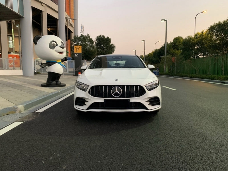 MERCEDES CLASSE A W177 2018+ GRIGLIA ANTERIORE NIDO D'APE MASCHERINA AMG