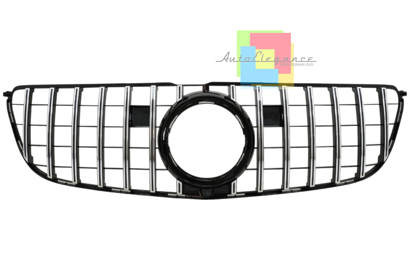 ✨✨MERCEDES GLS X166 LIFT 2016-2018 GRIGLIA ANTERIORE LOOK AMG PROFILI CROMATI✨