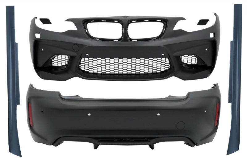 BMW SERIE 2 F22 F23 2014-2017 BODYKIT COMPLETO PARAURTI MINIGONNE LOOK M2 AUTOELEGANCERICAMBI
