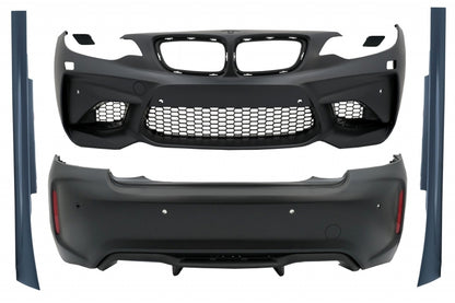 BMW SERIE 2 F22 F23 2014-2017 BODYKIT COMPLETO PARAURTI MINIGONNE LOOK M2 AUTOELEGANCERICAMBI