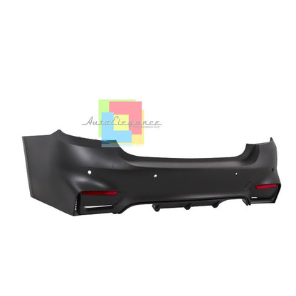 BMW SERIE 4 F32 F33 F36 COUPE 2013+ PARAURTI POSTERIORE DESIGN M4 ABS AUTOELEGANCERICAMBI