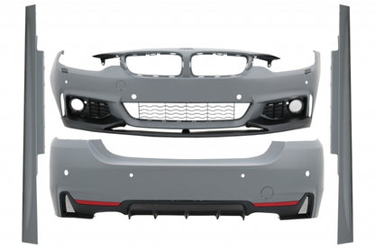 BMW SERIE 4 F32 F33 COUPE CABRIO BODYKIT COMPLETO PARAURTI MINIGONNE LOOK M SPORT AUTOELEGANCERICAMBI