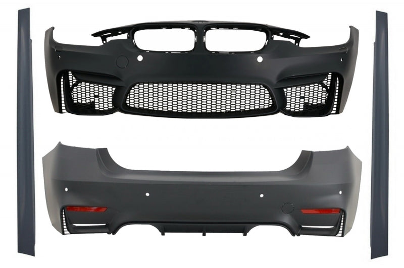 BMW SERIE 3 F30 BERLINA BODYKIT COMPLETO PARAURTI MINIGONNE DESIGN M3 ABS AUTOELEGANCERICAMBI
