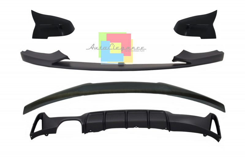 BMW SERIE 4 F32 CONVERSIONE M PERFORMANCE SOTTO PARAURTI SPOILER SPECCHI ABS AUTOELEGANCERICAMBI