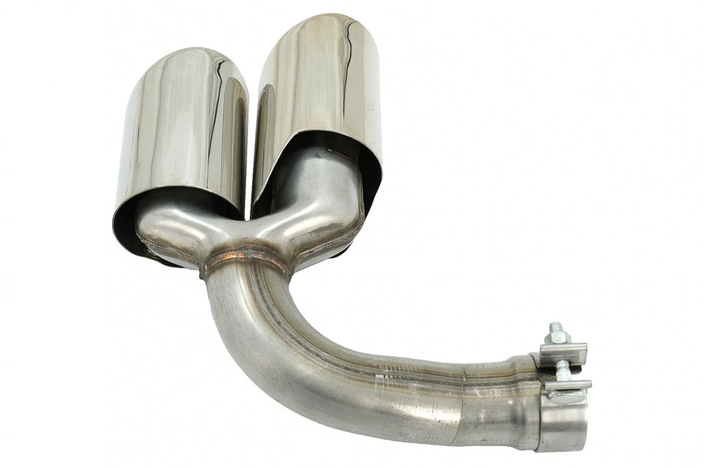 PORSCHE CAYENNE 9YA 3.0 2018+ CHROME STAINLESS STEEL EXHAUST TIPPER