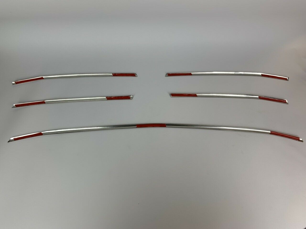 BARRE GRIGLIA ANTERIORE PER MERCEDES SPRINTER w907 dal 2018 CROMO  in acciaio inox 5 pezzi AUTOELEGANCERICAMBI