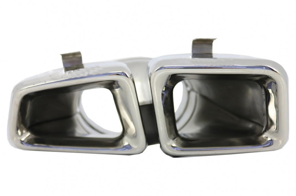 MERCEDES ML W166 AMG LOOK EXHAUST TIPPER STAINLESS STEEL CHROME