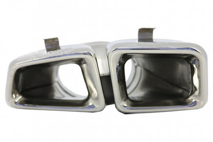 MERCEDES ML W166 AMG LOOK EXHAUST TIPPER STAINLESS STEEL CHROME