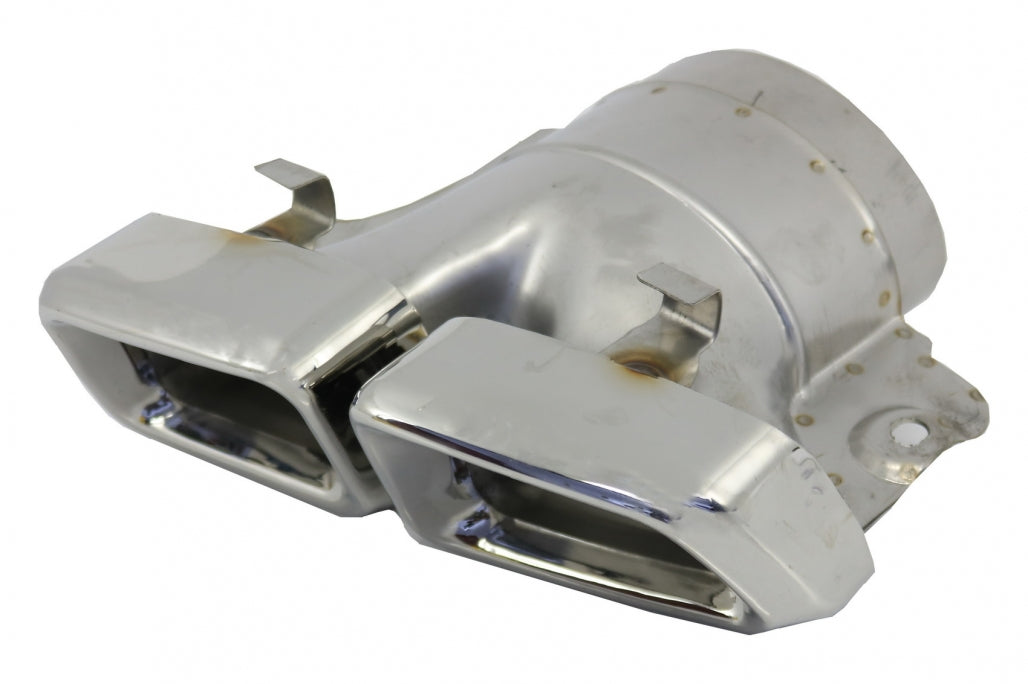 MERCEDES CLS W218 LIFT EXHAUST TIPPER AMG LOOK STAINLESS STEEL CHROME