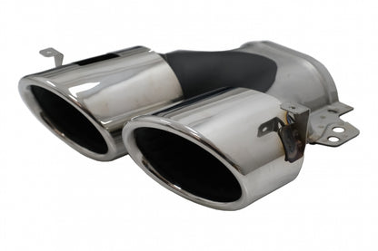 MERCEDES A W177 CLA W118 GLB GLA CHROME EXHAUST TIPPINES AMG LOOK A45