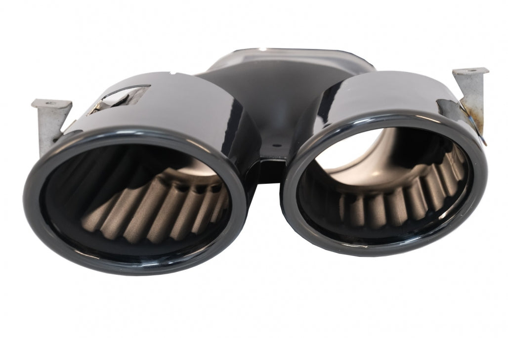 MERCEDES A W177 CLA W118 GLB GLA TERMINALI DI SCARICO NERI LOOK AMG A45