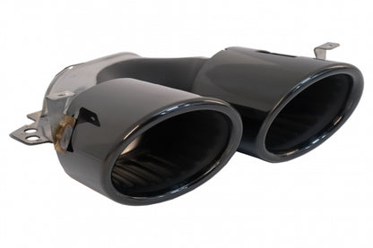 MERCEDES A W177 CLA W118 GLB GLA TERMINALI DI SCARICO NERI LOOK AMG A45