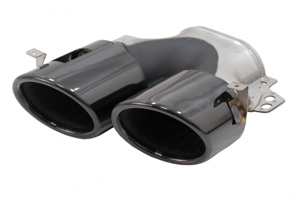 MERCEDES A W177 CLA W118 GLB GLA TERMINALI DI SCARICO NERI LOOK AMG A45