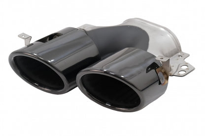 MERCEDES A W177 CLA W118 GLB GLA TERMINALI DI SCARICO NERI LOOK AMG A45