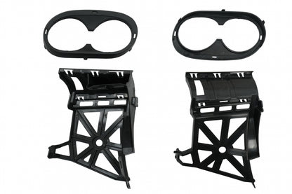 MERCEDES A W177 CLA W118 GLB GLA TERMINALI DI SCARICO NERI LOOK AMG A45