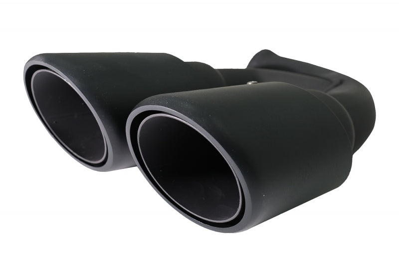 PORSCHE CAYENNE 2010-2014 COPPIA TERMINALI DI SCARICO ACCIAIO INOX NERO OPACO