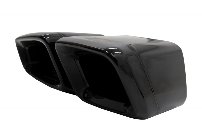 MERCEDES ES-CLASS ML CL CLS SL EXHAUST PIPE AMG LOOK STAINLESS STEEL BLACK