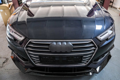 AUDI A4 B9 2015-2018 SLINE SPOILER SOTTO PARAURTI ANTERIORE LOOK RS4 S4 SPLITTER AUTOELEGANCERICAMBI