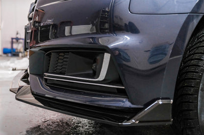 AUDI A4 B9 2015-2018 SLINE SPOILER SOTTO PARAURTI ANTERIORE LOOK RS4 S4 SPLITTER AUTOELEGANCERICAMBI