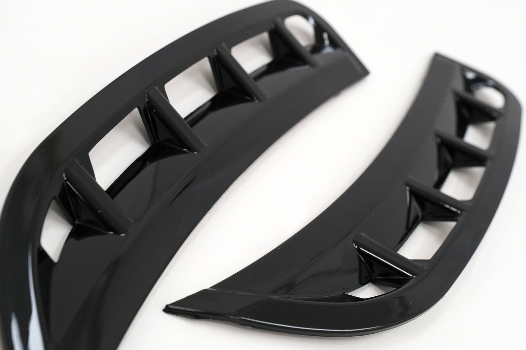 MERCEDES GLE W167 2018+ FRONT BUMPER AIR INTAKES ADHESIVE BLACK FLAPS