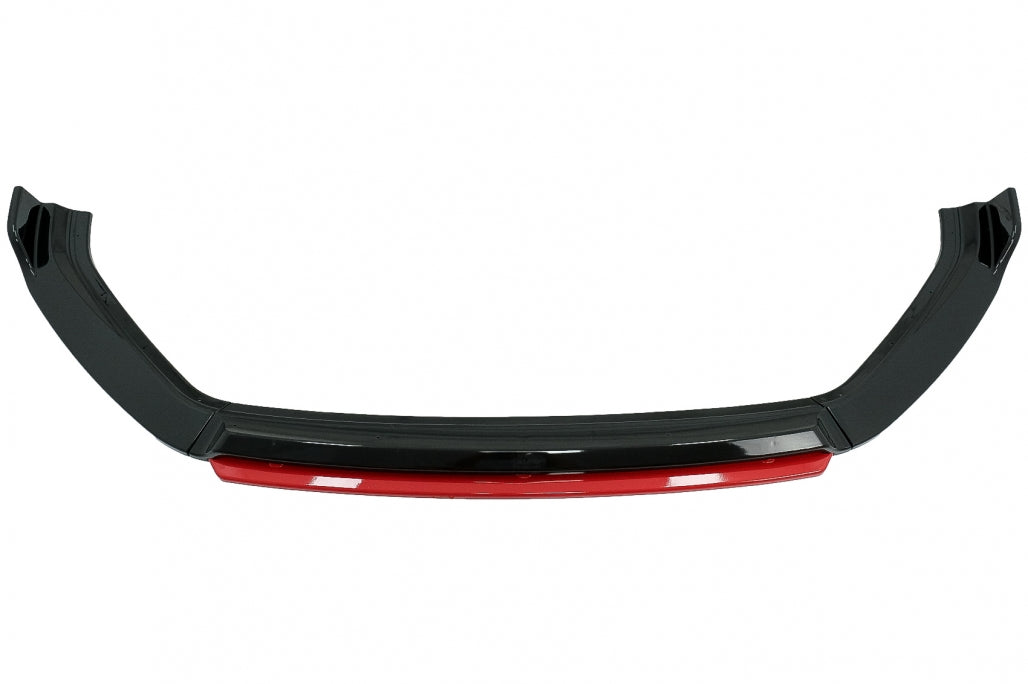 VW GOLF 7.5 2017+ LIFT SOTTO PARAURTI ANTERIORE SPLITTER PROFILO ROSSO LAMA