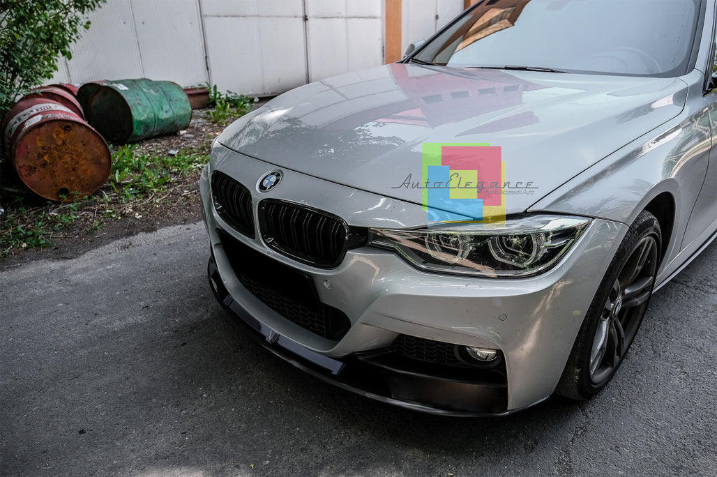 BMW 3 SERIES F30 F31 BLADE UNDER FRONT BUMPER GLOSSY ABS SPLITTER