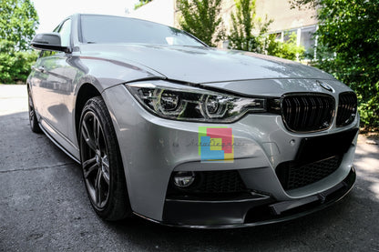 BMW 3 SERIES F30 F31 BLADE UNDER FRONT BUMPER GLOSSY ABS SPLITTER