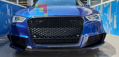 AUDI A3 8V 2012-2016 PARAURTI ANTERIORE COMPLETO LOOK RS3 AUTOELEGANCERICAMBI