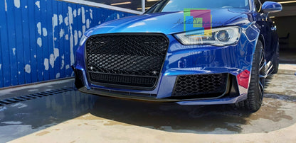 AUDI A3 8V 2012-2016 PARAURTI ANTERIORE COMPLETO LOOK RS3 AUTOELEGANCERICAMBI
