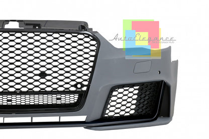 AUDI A3 8V 2012-2016 PARAURTI ANTERIORE COMPLETO LOOK RS3 AUTOELEGANCERICAMBI