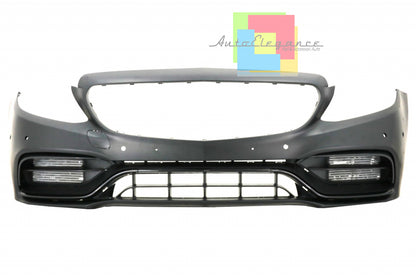MERCEDES C-CLASS W205 S205 C205 A205 FRONT BUMPER COMPLETE AMG DESIGN