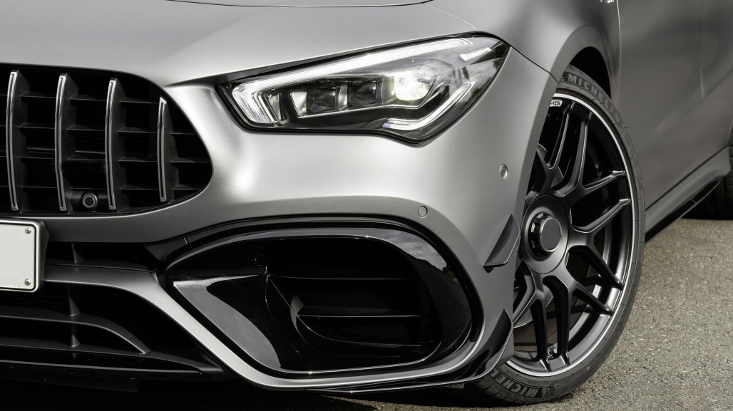 BODYKIT MERCEDES CLA W118 X118 FRONT + REAR BUMPER AMG CLA45 IN ABS