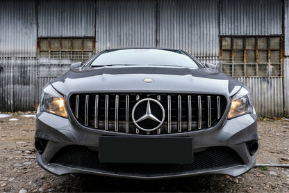 FRONT GRILLE CLA C117 A117 W117 GT LOOK CHROME NEWS