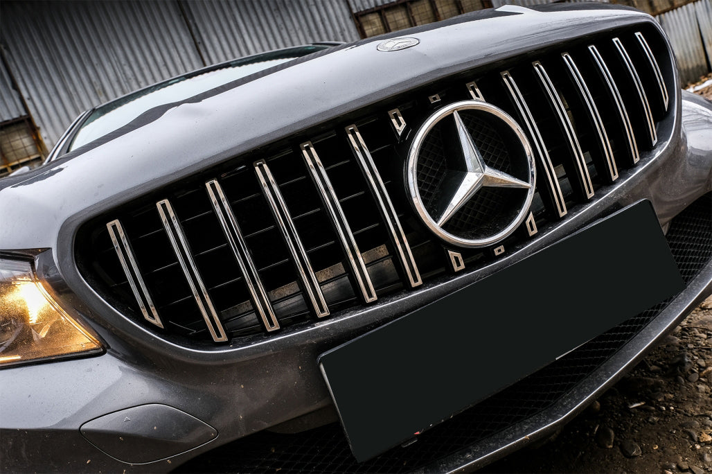 FRONT GRILLE CLA C117 A117 W117 GT LOOK CHROME NEWS