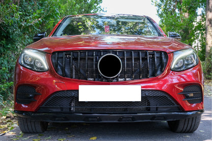 GRIGLIA ANTERIORE MERCEDES GLC C253 X253 DAL 2015+ MASCHERINA NERA -