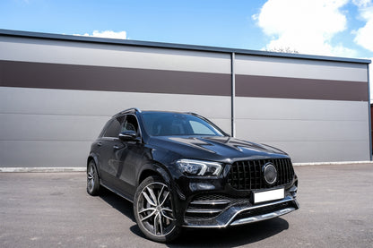 GRIGLIA ANTERIORE MERCEDES GLE W167 C167 2019+ MASCHERINA NERO LUCIDO 0289