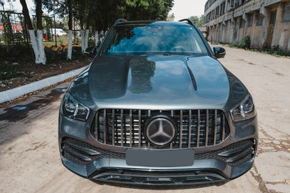 MERCEDES GLE W167 AMG 2019+ AMG FRONT GRILLE CHROME PROFILES PANAMERICANA