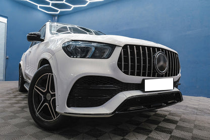 MERCEDES GLE W167 AMG 2019+ AMG FRONT GRILLE CHROME PROFILES PANAMERICANA