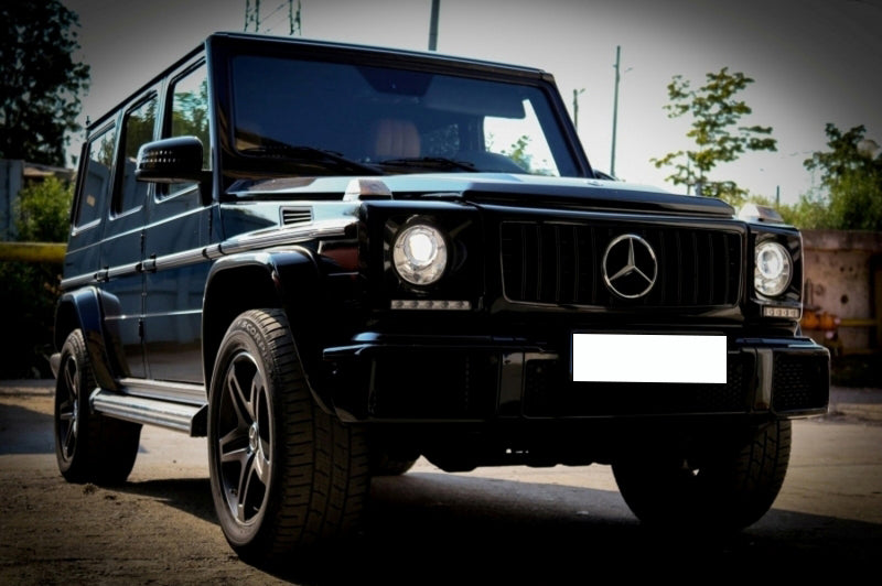 MERCEDES CLASSE G W463 1990-2014 GRIGLIA ANTERIORE AMG CALANDRA PROFILI NERI