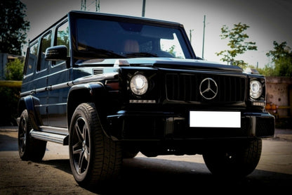 MERCEDES CLASSE G W463 1990-2014 GRIGLIA ANTERIORE AMG CALANDRA PROFILI NERI