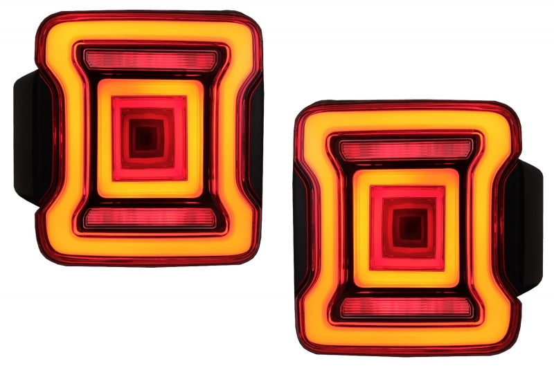 JEEP WRANGLER JL IV 2018+ PAIR OF LED REAR LIGHTS DYNAMIC FULL LED LIGHTBAR