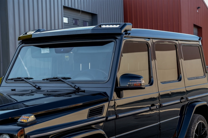 MERCEDES CLASSE G W463 1989+ SPOILER ANTERIORE SUL TETTO LUCI LED AGGGIUNTIVE AMG