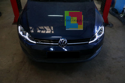 VW GOLF 7 VII 2012-2016 LED DAYTIME HEADLIGHTS U DYNAMIC INDICATORS 7.5