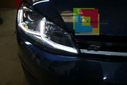 VW GOLF 7 VII 2012-2016 LED DAYTIME HEADLIGHTS U DYNAMIC INDICATORS 7.5