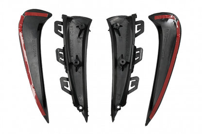MERCEDES GLA H247 AMG PAIR OF REAR BUMPER MOULDINGS AMG LOOK 3M FLAPS