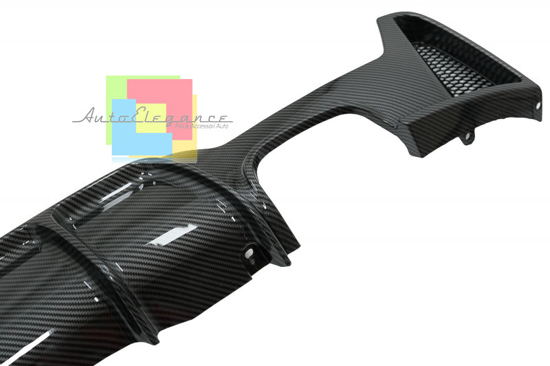 BMW SERIE 4 F32 F33 F36 2013-2019 DIFFUSORE POSTERIORE M4 DESIGN CARBON LOOK AUTOELEGANCERICAMBI