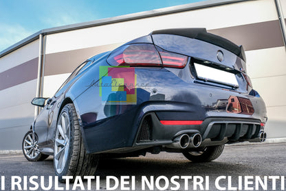 BMW SERIE 4 F32 F33 F36 2013-2019 DIFFUSORE POSTERIORE M4 DESIGN CARBON LOOK AUTOELEGANCERICAMBI