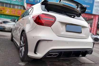 FLAPS MERCEDES A W176 2012-2018 REAR BUMPER MOULDS ADHESIVE BLACK 0179